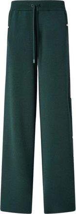Pinko Trainingsbroeken met piqu&eacute;-effect - Dames - Sweatpants - Groen - L - Broeken
