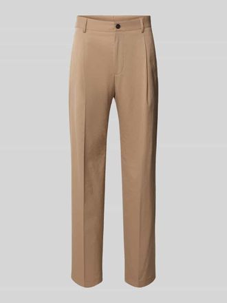 Strellson Loose Fit Anzughose mit Baumwoll-Anteil Modell JAROD2 in Beige, Gr&ouml;&szlig;e 102