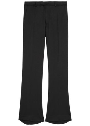 AARON ESH Puddle Flared-leg Trousers - Black - S (UK8-10 / S)