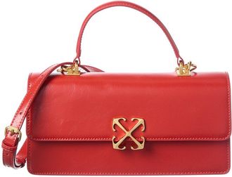 Off-white Jitney Leather Shoulder Bag