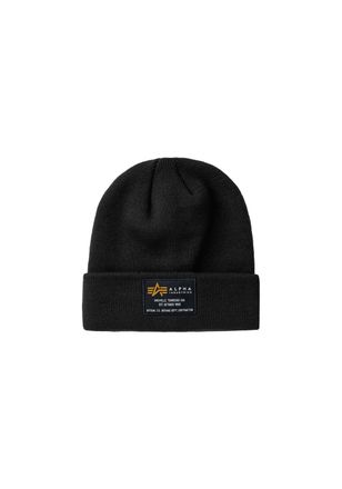 Alpha Industries Skim&uuml;tze ALPHA INDUSTRIES Crew Beanie, Damen, Gr. onesize, schwarz, Obermaterial: 100% Polyacryl, M&uuml;tzen Skim&uuml;tze