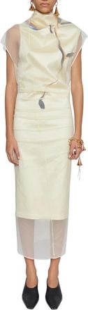 Sportmax Mujer, Vestidos, Amarillo, Talla: L