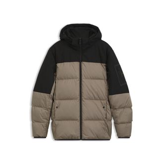 BOSS Water-repellent jacket with down filling and detachable hood