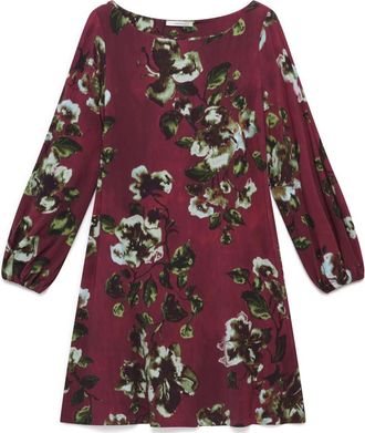 Maliparmi Frosted Blossom Jurk - Dames - Korte kleedjes - Veelkleurig - XL - Kleedjes