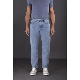 Moorer MenS Light Blue Relaxed Trousers, Size 33