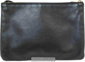 Celine Pre-owned Clutches, female, Black, Size: ONE SIZE Pre-owned Vintage Clutch