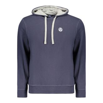 North Sails Sudadera con capucha de manga larga con logo y aplique - Sweatshirts & Hoodies - Hombre - Azul - 3XL