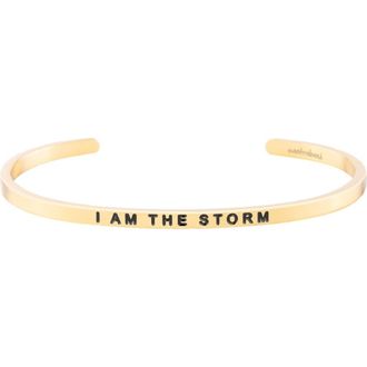 Mantra I Am The Storm bracelet in Outside - Yellow Gold at Nordstrom