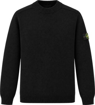 Stone Island RWS FELTED WOOL SWEATER WITH RAGLAN SLEEVES - Stone Island - Man