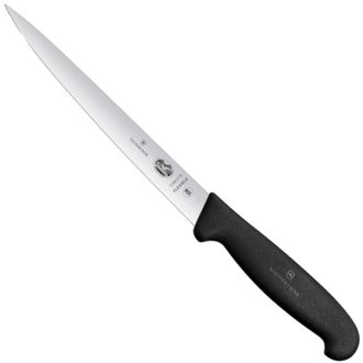 Victorinox by Swiss Army Cuchillo Para Filetear Carne De Pescado, Flexible, Fibrox, Longitud 180/310 Mm