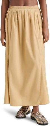Steve Madden Karina Godet Maxi Skirt in Khaki at Nordstrom, Size X-Small