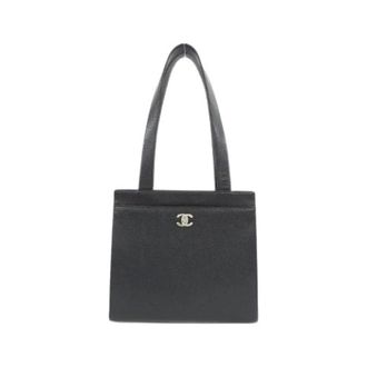 Chanel Pre-owned Caviar Skin Shoulder Bag - Dames - Pre-owned - Zwart - Maat: ONE Size Leer
