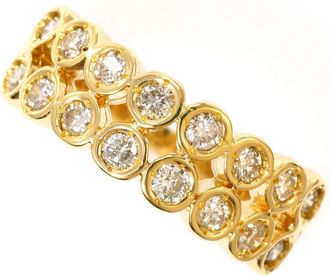 C&A Yellow Gold Yellow Gold (18K) Band Ring (Pre-Owned)