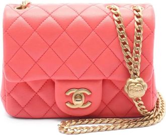 Chanel Borsa a spalla mini con battente 2021 - Rosa