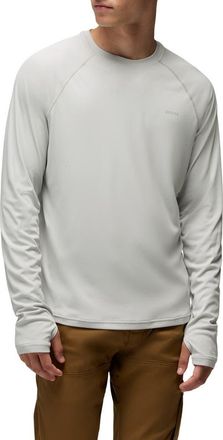 Prana Sol Shade Long Sleeve Performance T-Shirt in River Rock at Nordstrom, Size Xx-Large