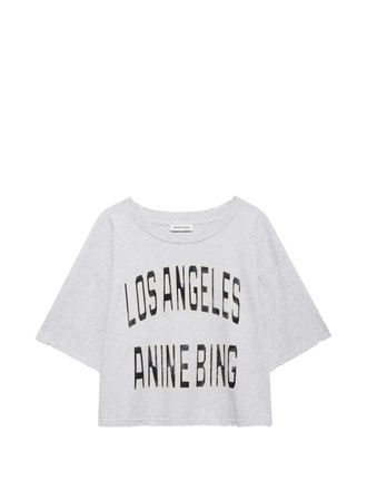 Anine Bing Johnny Cropped Tee