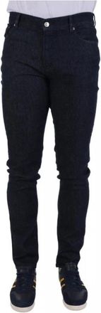 Trussardi 370 Close Slim Tapered Jeans - Heren - Slim Fit Jeans - Blauw - W33 - Katoen - Jeans