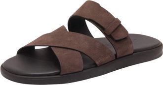 Doucal's Ciabatta in Nabuk - - Shoes - Uomo - Marrone - 40 EU