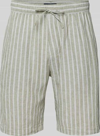 Mc Neal Shorts aus Leinen-Baumwoll-Mix mit Tunnelzug in Lind, Gr&ouml;&szlig;e XL