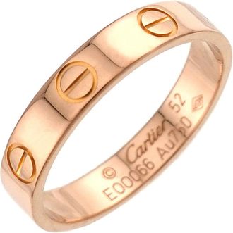 Cartier Pink Gold (18K) Band Ring (Pre-Owned)
