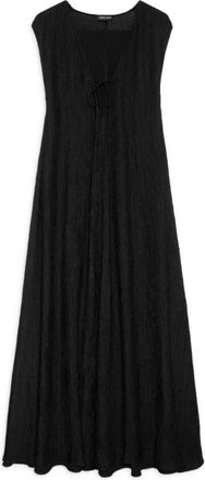 Anine Bing Constance Jurk - Dames - Maxi kleedjes - Zwart - L - Polyester - Kleedjes