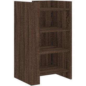 vidaXL Credenza Rovere Marrone 45x35x75 cm in Legno Multistrato - Vidaxl