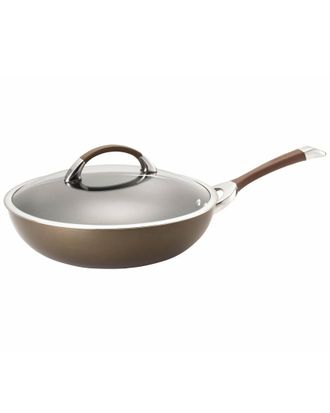 Circulon Symmetry Hard-Anodized Nonstick Induction Chef Pan With Lid