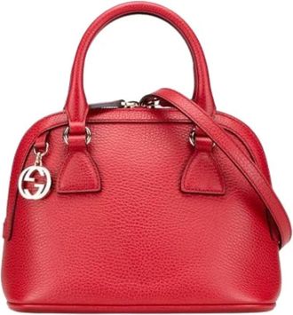 Gucci Pre-owned Handbags, female, Red, Size: ONE SIZE Pre-owned Vintage Handbag