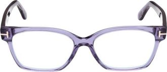 Tom Ford Optical Frame - Dames - Brillen - Paars - 53 MM - Accessoires
