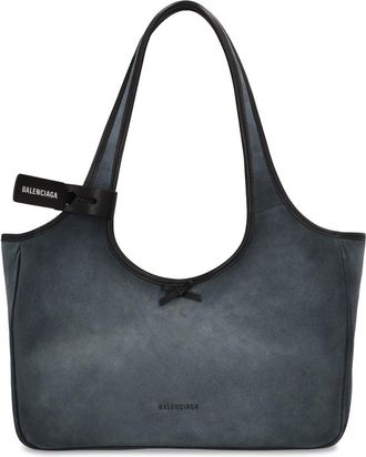 Balenciaga Grey bow lau Large Tote