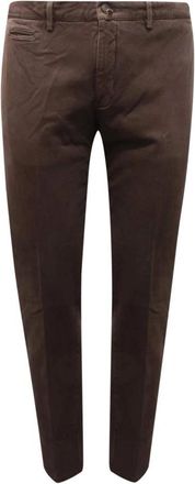 BRIGLIA 1949 Slim Broeken - Heren - Chinos - Bruin - 2XL - Katoen - Broeken