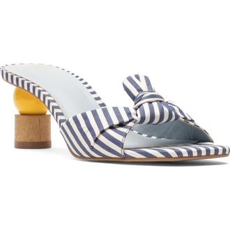 Frances Valentine Amanda Sandal in Navy/Oyster at Nordstrom Rack, Size 7.5