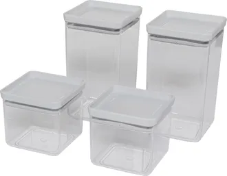 Brabantia Tasty+ Cajas De Conservaci&oacute;n Gris Claro 4 Piezas