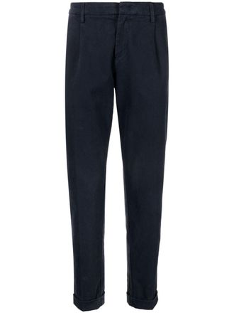 Fay Capri Pince tailored trousers - Blue