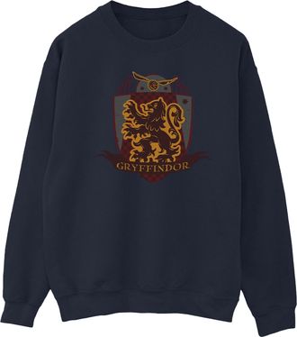 Harry Potter Heren Gryffindor borstembleem Sweatshirt (Marineblauw)