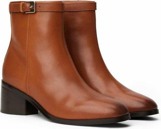 Tommy Hilfiger Leren enkellaarsjes met hak