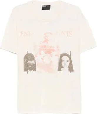 Enfants Riches Deprimes Distressed Graphic-print T-shirt