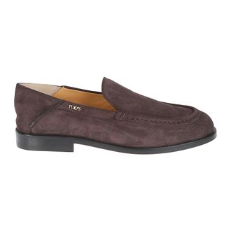 Tod's Tods, Loafers, female, Brown, Size: 8 1/2 US Suede Loafers