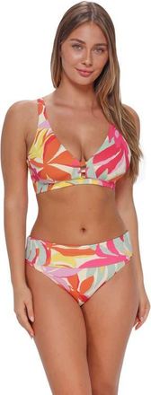 Sunsets Natalie Bikini Swimsuit Top - D Cup in Tropicolor Crepe at Nordstrom, Size 40