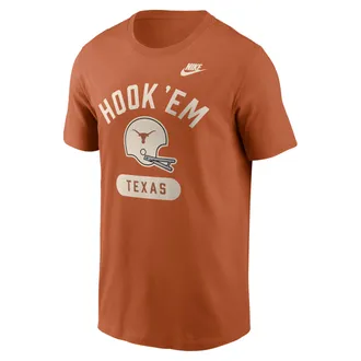 Nike Texas Legacy Arch Helmet Nike Mens College T-Shirt in Orange | N19981FTXV-FMQ