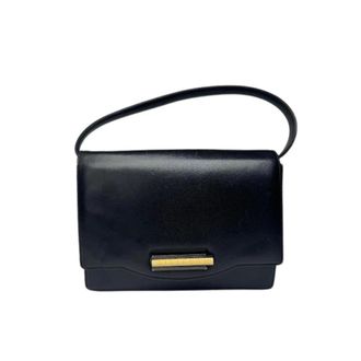 Givenchy Pre-owned Vintage Leren Handtas - Dames - Pre-owned - Zwart - Maat: ONE Size Leer