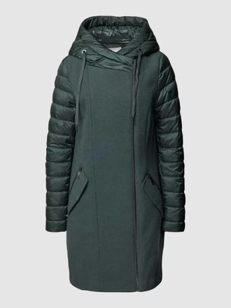 s.Oliver Red Label Steppjacke mit Two-Tone-Machart in Petrol, Gr&ouml;&szlig;e 40