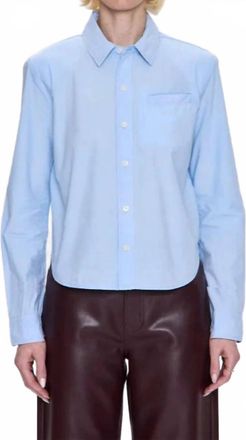 Pistola Denim Ines Blazer Shirt In City Blue