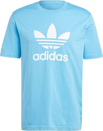 adidas Adicolor Trefoil T-shirt Asia Sizing Blue IR7980