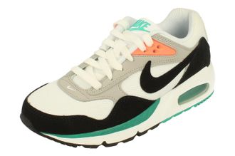 Nike Nike Womens Air Max Correlate Sneaker, White Black New Green 136, 4.5 UK