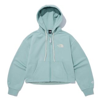 The North Face (WMNS) THE NORTH FACE Essential Hooded Zip Up Jacket Teal NJ5JN81C
