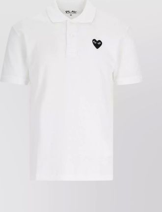Comme Des Gar&ccedil;ons short sleeves polo collar top