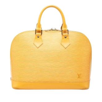 Louis Vuitton Pre-owned Handbags, female, Yellow, Size: ONE SIZE Pre-owned Alma PM