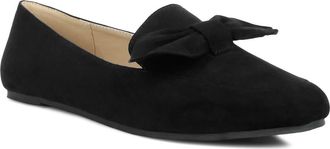 London Rag Remee Bow Loafer in Black at Nordstrom Rack, Size 10