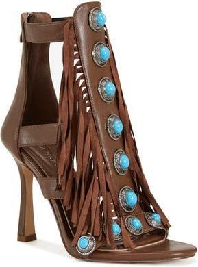Azalea Wang Sumac Sandal in Brown at Nordstrom Rack, Size 7.5